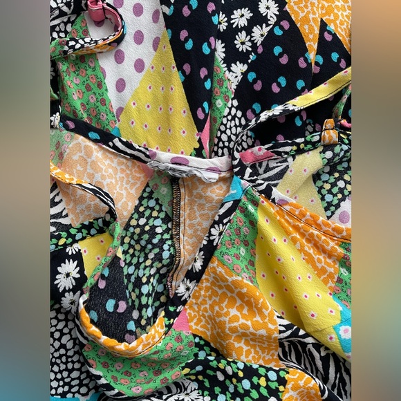 Rixo X Target Patchwork Slip Dress Multicolored - Picture 8 of 9